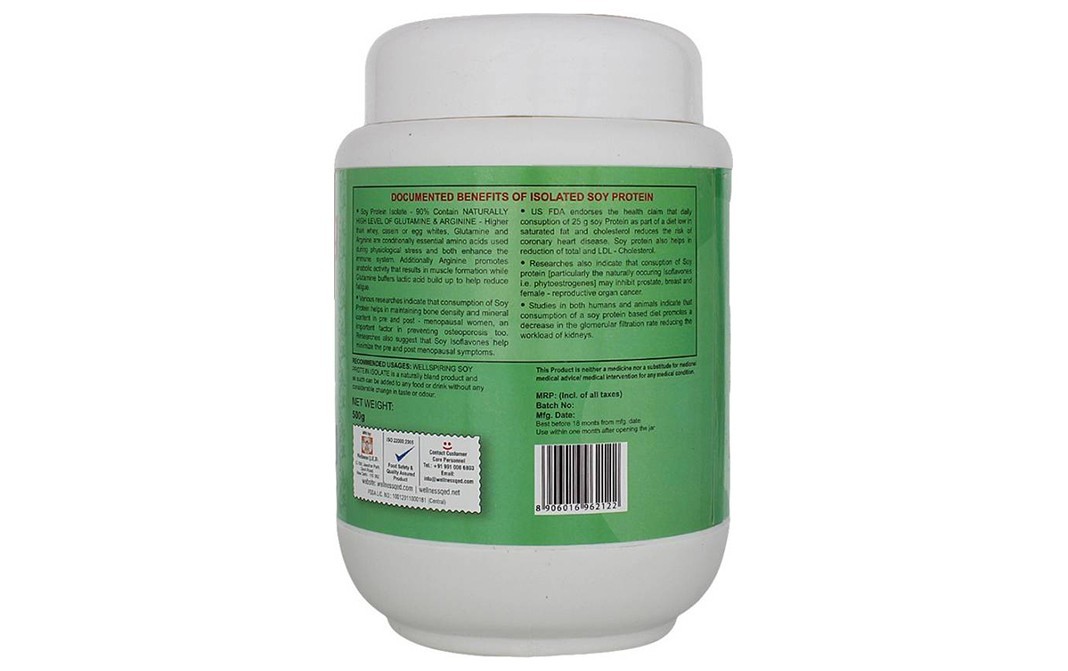 Wellspring Joy-o-Life (90% Soy Protein Isolate)   Plastic Jar  500 grams